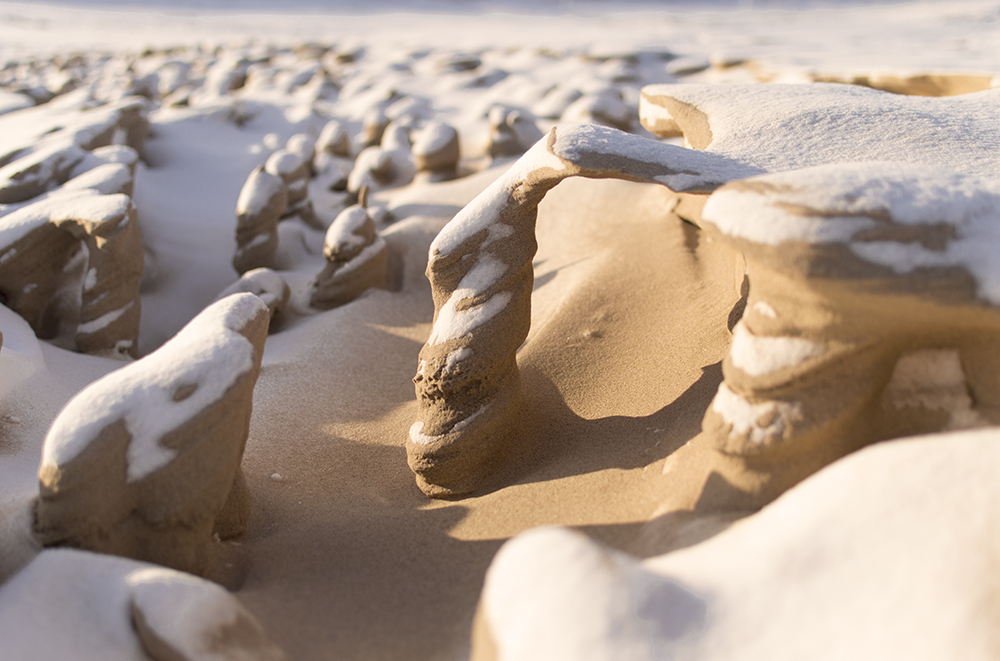 5.Snow Kissed Sand Pits and Castles